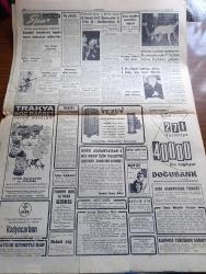 Cumhuriyet Gazetesi - 30 Ocak 1958 - Ankara Toplantısı Yazan Nadir Nadi Başmakale - Bağdat Paktı Konseyi Bugün Sona Eriyor - Dün Lefkoşe'de Hazin Bir Cenaze Merasimi Yapıldı - Ay Yıldızlı Bayraklara Sarılı 8 Türk'ün Cenazesi 20 Bin Kişinin Elleri Üstünde Fotoğraf - İngilizler Muhtariyet Planı Üzerinde Gene Israr Ediyor - Osman Bölükbaşının Yargılanmasına Dün Devam Edildi - Türkiye'de Suni Peyk Çalışmaları - Dünyanın En Büyük Emniyet Teşkilatı FBI'in Hikâyesi Çeviren M. Kenan Kan Yazı Dizisi - Müzeyyen Senar Her Akşam Tepebaşı Bahçesinde - Safiye Ayla Bağdada Gidiyor - Squibb'in 100. Yıldönümü Fotoğrafı - Faruk Moreno Gazetecilerle Konuştu - Almanlar Asya Gribine Karşı Aşıyı Buldular - Uranyum Atomunun Pabucunu Dama Atan Büyük Keşif - Meşhur Tablolarda Mantık Hataları - Avustralya Tenis Şampiyonluğunu Cooper Kazandı - Galatasaray 98 Teknik Üniversite 31 - Vefa 56 Darüşşafaka 56 - Kız Maçlarında Yavuz Sultan Selim Kadıköy Galipler - Fenerbahçe Pazar Günü Çalışacak