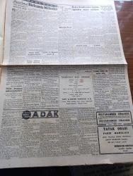 Cumhuriyet Gazetesi - 27 Haziran 1947 - Başlarken Yazan Nadir Nadi Başmakale - Üçler Konferansı Bugün Öğleden Sonra Açılıyor - İsmet İnönü'nün Celal Bayar'la Dünkü Görüşmesi Fotoğrafı - Et Buhranı - Gelir Vergisi Mevcut İhtiyacı Karşılayamaz - Hava Kurumu Kurultayında Dünkü Hararetli Tartışmalar Fotoğraf - Şükrü Koçak Kurum Başkanlığından Çekildi - İstanbul Vapuru Geliyor Fotoğraf - Shakespeare Festivalleri Ve Şairin Hüviyeti Yazan Ahmet Halil - Kabotaj Bayramı - Balkan Fütuhatında Türk Adaletinin Tesirleri Yazan İsmail Hami Danişmend - Adak Yazan Kemal Ragıp Yazı Dizisi - Yangın Faciası Yazan Burhan Felek Köşe Yazısı - Feridun Cemal Erkin'in Veda Kokteyli - Türkiye İle Irak Arasında Hava Seferleri - Torbalıda Atatürk İçin Yapılan Miting - Lorel Hardi Kuru Gürültü Bugün İpek Sinemasında - Ankara Yarışlarının Ek Haftası - Türkiye'de İş Bankası Yalova Ajansı - Bianki Bisikletleri - Norge Buzdolabı - Bugünkü Radyo Programı - Müzeyyen Senar Işıl Büyükdere Beyazparkta - Bulmaca