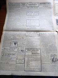 Cumhuriyet Gazetesi - 27 Haziran 1947 - Başlarken Yazan Nadir Nadi Başmakale - Üçler Konferansı Bugün Öğleden Sonra Açılıyor - İsmet İnönü'nün Celal Bayar'la Dünkü Görüşmesi Fotoğrafı - Et Buhranı - Gelir Vergisi Mevcut İhtiyacı Karşılayamaz - Hava Kurumu Kurultayında Dünkü Hararetli Tartışmalar Fotoğraf - Şükrü Koçak Kurum Başkanlığından Çekildi - İstanbul Vapuru Geliyor Fotoğraf - Shakespeare Festivalleri Ve Şairin Hüviyeti Yazan Ahmet Halil - Kabotaj Bayramı - Balkan Fütuhatında Türk Adaletinin Tesirleri Yazan İsmail Hami Danişmend - Adak Yazan Kemal Ragıp Yazı Dizisi - Yangın Faciası Yazan Burhan Felek Köşe Yazısı - Feridun Cemal Erkin'in Veda Kokteyli - Türkiye İle Irak Arasında Hava Seferleri - Torbalıda Atatürk İçin Yapılan Miting - Lorel Hardi Kuru Gürültü Bugün İpek Sinemasında - Ankara Yarışlarının Ek Haftası - Türkiye'de İş Bankası Yalova Ajansı - Bianki Bisikletleri - Norge Buzdolabı - Bugünkü Radyo Programı - Müzeyyen Senar Işıl Büyükdere Beyazparkta - Bulmaca