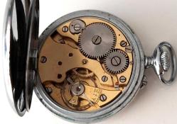 İSVİÇRE CHRONOMETRE MARKA ORİJİNAL AKTİF KURMALI ÇELTİKLİ ANTİK CEP SAATİ 3CCC1R1 ÇOK TEMİZ ÇOK NADİR