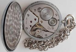 İSVİÇRE HİSLON MARKA ORİJİNAL AKTİF KURMALI BEYAZ KADRAN BEYAZ MAKİNA ANTİK KÖSTEKLİ CEP SAATİ 2H1İ1SS ÇOK TEMİZ ÇOK NADİR