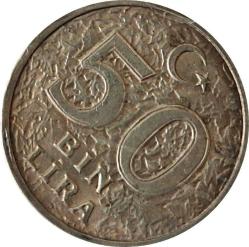 1996 Dünya Gıda Zirvesi - Roma (Tedavül) 50 Bin Lira Hatıra Parası   Özel Fol Derin'de  ÇA