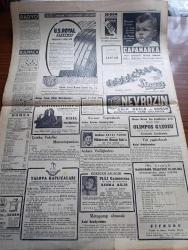 Cumhuriyet Gazetesi - 28 Haziran 1947 - Büyük Kaybımız Yunus Nadi'nin İkinci Ölüm Yıldönümü Fotoğraf - Bir Hatıra Yazan Yunus Nadi - Celal Bayar'ın Sivas'ta Dün Söylediği Nutuk - Demokrat Parti Genel Başkanı İsmet İnönü İle Görüşmelerine Dair İlk Açıklamayı Yaptı - Milletlerarası Bankadan 400 Milyon İstiyoruz - Polis Silah Aramalarına Hız Verdi - Et Buhranı Dün İstanbul'da En Şiddetli Devresine Girdi - Yunus Nadinin İlk Yazıları Yazan Kemal Salih Sel - Telefon Malzemesi geldi - Yeni Atletizm Ajanı Fenerbahçeli İdarecilerden Füruzan Tekil Oldu - Kocalara Eşek Dili Yediren Büyücü - Adak Yazan Kemal Ragıp Yazı Dizisi - Muhtar Seçiminde Jandarma Baskısı - Hasan Ali Yücel Kenan Öner Davası - Safiye Ayla Suzan Güven Semiha Coşar Cağaloğlu Çiftesaraylar Bahçesinde - İki Film Birden Sümer Sinemasında - Köy Kızı Filmi Taksim Sinemasında - Pehlivan Güreşleri Şehremini İnşirah Bahçesinde - Müzeyyen Senar Işıl Büyükdere Beyazparkta - Bugünkü Radyo Programı - Bulmaca - Nevrozin - Zehra Bilir
