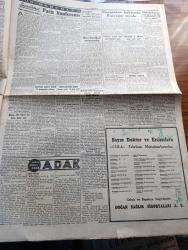 Cumhuriyet Gazetesi - 25 Haziran 1947 - Haydutlar Arasında Yazan Nadir Nadi Başmakale - İsmet İnönü Celal Bayar Görüşmeleri Ve CHP - Yunus Nadi Mükafatı Büyük Jürisi Dünkü Toplantısı Esnasında Fotoğraf - 1947 Yunus Nadi Mükâfatını Kazanan Tıp Talebesinden Erdoğan Meto Fotoğraf - Suriye'de Kanlı Seçimler - Tramvaya Asılmaktan 28416 Kişi Cezalandırıldı - Ekmekler Daha Beyaz Olacak - Adak Yazan Kemal Ragıp Yazı Dizisi - Hasan Ali Yücel İki Dava Daha Açtı - Gene Et Meselesi Yazan Burhan Felek Köşe Yazısı - Demokrat Parti Piyangosu - Işık Revüsü Aksaray Aynur Sinema Bahçesinde - Tepebaşı Bahçesinde Emsalsiz Bir Program - Halide Pişkin İhsan Balkır Skeçleri - General Electric - Bayan Rikkat Uyanık Suadiye Plaj Gazinosunda - Renault Otomobil - Refik Ve Müfid Sadıkoğlu Kardeşler Komandit ŞTi - Bugünkü Radyo Programı - Singer Saatleri - Parker 51 Dolma Kalem