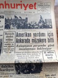 Cumhuriyet Gazetesi - 24 Haziran 1947 - Eyvah Kabul Etti Yazan Nadir Nadi Başmakale - Rusya Konferansa İştirak Ediyor - Atatürk'e Karşı Yapılan Saygısızca Neşriyatı Hem CHP'liler Hem Demokrat Partililer İzmir'de Ayrı Ayrı Telin Etti Fotoğraf - Amerikan Yardımı İçin Ankara'da Müzakere Bitti - Bursa'da Dünkü Miting - Kıymetli İlim Adamı Halit Tekin Vefat Etti - Türk Hava Kurumu Onuncu Kurultayı Fotoğrafı - Lütfi Kırdar Londra Radyosunda - Celep ve Kasaplar Belediye İle Halka Meydan Okuyorlar - Gelir Vergisi Niçin Bize Uymaz Yazan Ahmet Hamdi Başar - Adak Yazan Kemal Ragıp Yazı Dizisi - İnsanın Kuvveti Yazan Burhan Felek Köşe Yazısı - Ayda Sönmez Ve İsmail Dümbüllü Tiyatrosu Suadiye Çınardibi Bahçesinde - Bianki Bisikletleri - Bayan Rikkat Uyanık Suadiye Plaj Gazinosunda - Bugünkü Radyo Programı - Bulmaca - Borsa - Gem Traş Bıçağı Ve Makinesi - Mazon Meyva Tuzu