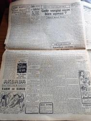 Cumhuriyet Gazetesi - 24 Haziran 1947 - Eyvah Kabul Etti Yazan Nadir Nadi Başmakale - Rusya Konferansa İştirak Ediyor - Atatürk'e Karşı Yapılan Saygısızca Neşriyatı Hem CHP'liler Hem Demokrat Partililer İzmir'de Ayrı Ayrı Telin Etti Fotoğraf - Amerikan Yardımı İçin Ankara'da Müzakere Bitti - Bursa'da Dünkü Miting - Kıymetli İlim Adamı Halit Tekin Vefat Etti - Türk Hava Kurumu Onuncu Kurultayı Fotoğrafı - Lütfi Kırdar Londra Radyosunda - Celep ve Kasaplar Belediye İle Halka Meydan Okuyorlar - Gelir Vergisi Niçin Bize Uymaz Yazan Ahmet Hamdi Başar - Adak Yazan Kemal Ragıp Yazı Dizisi - İnsanın Kuvveti Yazan Burhan Felek Köşe Yazısı - Ayda Sönmez Ve İsmail Dümbüllü Tiyatrosu Suadiye Çınardibi Bahçesinde - Bianki Bisikletleri - Bayan Rikkat Uyanık Suadiye Plaj Gazinosunda - Bugünkü Radyo Programı - Bulmaca - Borsa - Gem Traş Bıçağı Ve Makinesi - Mazon Meyva Tuzu