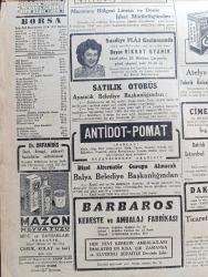 Cumhuriyet Gazetesi - 24 Haziran 1947 - Eyvah Kabul Etti Yazan Nadir Nadi Başmakale - Rusya Konferansa İştirak Ediyor - Atatürk'e Karşı Yapılan Saygısızca Neşriyatı Hem CHP'liler Hem Demokrat Partililer İzmir'de Ayrı Ayrı Telin Etti Fotoğraf - Amerikan Yardımı İçin Ankara'da Müzakere Bitti - Bursa'da Dünkü Miting - Kıymetli İlim Adamı Halit Tekin Vefat Etti - Türk Hava Kurumu Onuncu Kurultayı Fotoğrafı - Lütfi Kırdar Londra Radyosunda - Celep ve Kasaplar Belediye İle Halka Meydan Okuyorlar - Gelir Vergisi Niçin Bize Uymaz Yazan Ahmet Hamdi Başar - Adak Yazan Kemal Ragıp Yazı Dizisi - İnsanın Kuvveti Yazan Burhan Felek Köşe Yazısı - Ayda Sönmez Ve İsmail Dümbüllü Tiyatrosu Suadiye Çınardibi Bahçesinde - Bianki Bisikletleri - Bayan Rikkat Uyanık Suadiye Plaj Gazinosunda - Bugünkü Radyo Programı - Bulmaca - Borsa - Gem Traş Bıçağı Ve Makinesi - Mazon Meyva Tuzu