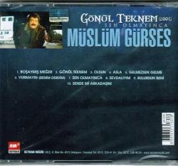 Müslüm Gürses - Gönül Teknem ( Türkçe Müzik ) ( AMBALAJINDA - SIFIR )  CD