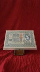 AVUSTURYA MACARİSTAN 1.000 KRONEN 1902 KIRMIZI SÜRŞARJLI