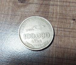 1999 100.000 Lira – Cumhuriyetin 75. Yılı Hatıra Parası