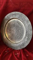 BAKIR TEPSİ KALEM EL İŞÇİLİĞİ DETAYLI İŞÇİLİK