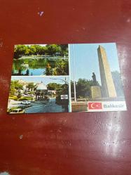 Şehrin güzelliklerinden üç ayrı görünüm Balıkesir hitit color kartpostalı 15x10.5 ebatında