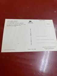 Avşa adasında plaj ve genel görünüm   keskin color  kartpostalı 15x10.5 ebatında