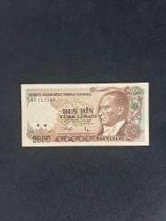 7. Emisyon E48 seri büyük Mevlana 5000 Lira