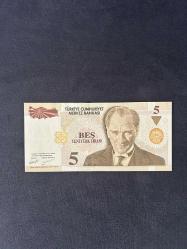 E45 seri 5 Yeni Türk Lirası
