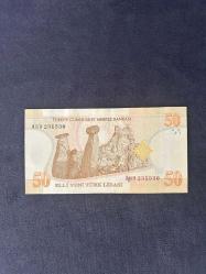 A89 seri 50 Yeni Türk Lirası