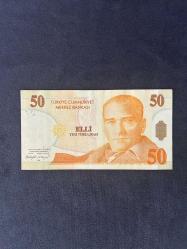A89 seri 50 Yeni Türk Lirası