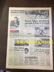 16 NİSAN 1959 - YENİ SABAH GAZETESİ - İSTANBUL'A MAL GETİREN ŞİLEPLER ROTA DEĞİŞTİRDİ - DULLES İSTİFA ETTİ - ADNAN MENDERES İSPANYA'DA - GÜNALTAY'IN İFADESİ ALINDI - İNÖNÜ-HAVADİS DAVASI BAŞLADI - BİR BAŞÇAVUK, YÜZBAŞISINI ÖLDÜRDÜ ve İSTİFA ETTİ - DÖVİZ KAÇAKÇILIĞI İLE İTHAM EDİLEN D.P'Lİ MEBUSA DAİR C.H.P'NİN BİR TEKLİFİNİ MECLİS DÜN REDDETMEDİ - SURİYE'DE 25 TÜRK TEVKİF EDİLDİ - ALLAH'IN DAĞLARI - SAKATATLI KUZU ETİ SATIŞI DEVAM EDECEK, CIEL BLEU - NE UMURUN, SİYAVUŞGİL - ÇÖPÇÜ MAAŞLARINA ZAM YÜZDE 140 - NECİPBEY KREMLERİ - LÜTFÜ ALYAP - PAMUKBANK 1959 İKRAMİYESİ - MEHTER TAKIMI AÇIKHAVA KONSERLERİ VERİYOR - İNGİLTERE, FRANSA ANLAŞMAYA VARDI - ATLAS DOLMA KALEMLERİ - DİŞ TABİBİ HAMDİ ALAGÜN - LALE SİNEMASI, ATLAS DOLMA KALEMLERİ - RAHMANOĞLU ABTÜLTÜRKTEKİ VEFAT İLANI - 2 BAL ARISI GÜMRÜKTEN GEÇİRİLMEDİ, DR. CHNERA - TİBETLİ MİLLİYETÇİLER SİLAHI BIRAKMIYORLAR - REŞAT EKREM KOÇU, OSMANLI - SADIK DEMİR, ŞİRİN TÜLİN, UÇAN ADAM - DR. ZÜLFÜ SAMİ ÖZGEN - JULIETTE GRECO - FIDEL CASTRO
