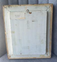 KARIŞIK TEKNİK 3 BOYUTLU AYLA ÇAŞTABAN 1990 İMZALI.  KONDİSYON YÜKSEK KOLEKSİYONLUK NADİR.  ESKİ TÜRK EVLERİ TEMALI