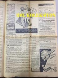 20 NİSAN 1938 - TAN GAZETESİ - 1938 DEPREMİ - DÜNKÜ ZELZELE; ORTA ve DOĞU ANADOLUDA ŞİDDETLİ BİR SARSINTI OLDU - BİRÇOK EV YIKILDI, KIRŞEHİR, ÇANKIRI ve YOZGAT SARSILDI - FRANKİSTLER İLERLİYOR - DEMİR MUHAFIZLAR TEŞKİLATI ŞEFLERİ DİVANIHARPTE, RUMEN FAŞİSTLERİ SON KOZLARINI OYNAMAMIŞLAR, BAŞVEKİL PATRİN MİRON - CİANO, BLONDEL MÜLAKATI - BİR FRANSIZ GAZETESİNE GÖRE İSLAM MEMLEKETLERİ HİLAFETİ İHYA ETMEYECEKLER - PERAKENDECİ KASAPLAR ETİ DAHA UCUZA ALACAK - FAKİR HALK HAMAMLARDA BEDAVA YIKANACAK - FARMAKOLOĞLAR BİRLİĞİ - EREĞLİ KANALININ TEMİZLENMESİNE GEÇİLİYOR - ÖMER RIZA DOĞRUL - ŞİMENDİFER KUMPANYALARI DA SATIN ALINACAK - BURHAN FELEK - 1938 SİNEMA SEANSLARI FİLM LİSTESİ, SARI ZAMBAK, MELEK SİNEMASI, SARATOGA, MEÇHUL KADIN, JOAN CRAWFORD - İPEK SİNEMASI, TEHLİKELİ AŞK, LORETTA YOUNG, DON AMADE, FRANSIZ TİYATROSU, ALFRED CORTOT  - DİLSİZ ÇIRAK USTASININ PARASINI ÇALMIŞ - RUMANYADA FAŞİST KAVGASI - TÜRK İSLAM ESERLERİ MÜZESİ, İBRAHİM HAKKI KONYALI - GİZLİ DÜŞMAN, SABİHA ZEKERİYA