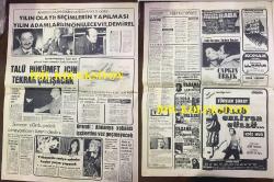 İSMET İNÖNÜ'NÜN VEFATI SONRASI BASILMIŞ 30 ARALIK 1973 TARİHLİ MİLLİYET GAZETESİ ve İSMET İNÖNÜ'NÜN FOTOĞRAF ALBÜMLÜ HAYATI EKİ, 2'Lİ SET HALİNDE - YILIN ADAMLARI, İSMET İNÖNÜ, BÜLENT ECEVİT, SÜLEYMAN DEMİREL - METİN TOKER, İSMET İNÖNÜ'YÜ ANLATIYOR - ÜNLÜ BİR TÜRKÜN HAYATI, İNÖNÜ ALBÜMÜ - İSMET İNÖNÜ'NÜN ATATÜRK ve AİLESİYLE FOTOĞRAFLARI - SİNEVİZYON SİNTAŞ SİNEMALARI, SİNEMA FİLM SEANSLARI: BABA, THE GOTFATHER FİLM REKLAMI, MAYMUNLAR CEHENNEMİNDE İSYAN, GÜLLÜ GELİYOR GÜLLÜ  TÜRKAN ŞORAY, EDİZ HUN - TOPLAM 28 SAYFA