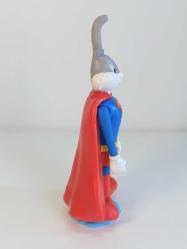 Looney Tunes Bugs Bunny DC Justice League Superman Kostümünde Burger King Oyuncak Figür 2023