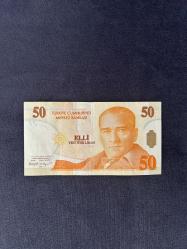 B55 seri 50 Yeni Türk Lirası