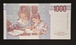 İtalya 1000 Lire 1990 ÇİL KAĞIT PARA