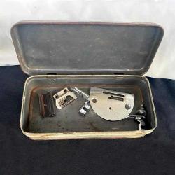 1960 Amerika, SINGER Orijinal Dikiş Makinesi Metal Kutu ve Aksesuarları