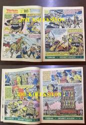 TARKAN ÇİZGİ ROMAN SERİSİ SETİ, HAFTALIK MECMUA (DERGİ)  - SEZGİN BURAK, İLK BASKI - 1971, 7-8-9-10. SAYILAR, TOPLAM 4 SAYI SET HALİNDE - DEHŞET KULESİ, 6 OCAK 1971, 13 OCAK 1971, 20 OCAK 1971, 27 OCAK 1971 - TARİHE ÜN SALMIŞ TÜRKLER, ''HÜSEYİN PAŞA'' ''GEDİK AHMET PAŞA'' ''CENGİZ HAN'' - HİPPİ KRALI PİPPİ