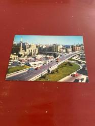 Aksaray meydanı ve valide cami İstanbul keskin color  kartpostalı 15.5x10.5 ebatında