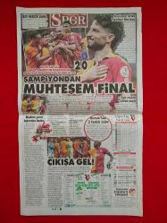 Şampiyon Galatasaray 2-0 Başakşehir, Fenerbahçe - 31 Mayıs 2025 - Sözcü Gazetesi Spor Sayfası