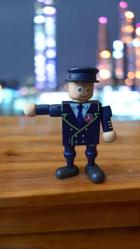 türk hava yolları ahşap pilot oyuncak