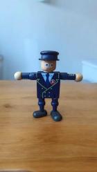 türk hava yolları ahşap pilot oyuncak