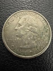 ABD ¼ Dolar , 2000 New Hampshire Eyalet Bölgesi Darphane işareti 