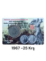 1967 25 kuruş kitinde