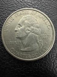 Amerika Çeyrek Dolar ABD ¼ Dolar , 1999 Pensilvanya Eyaleti Çeyreklik Darphane işareti 