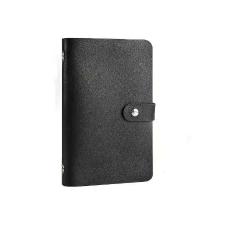 100 Adet Para Kapasiteli Nakit Saklama Defteri (50 sayfa çift cepli) (Renk Siyah)