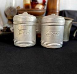 1950 Fransa, Alüminyum Kahve Şekerlik Seti