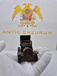 Koleksiyonluk Nostaljik Antika Araba Formunda Kalemtraş