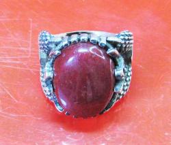 ViNTaGe  AKİK TaŞLı GÜMÜŞ ERKEK YüZüĞü....925 Ayar