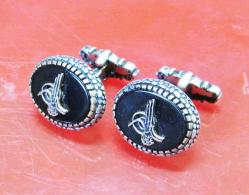 EsKi TUĞRALI GüMüŞ KOL DÜĞMELERİ.......925 AYAR