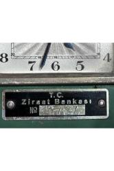ziraat bankası saat kumbara - saati çalışır durumda