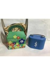 Antika - iş bankası plastik mavi kumbara karton kutusunda - kitantik - kitaLog