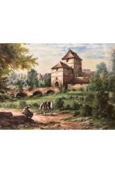 1991 alman kaiser limitli üretim porselen duvar tabagi tabak 19,5 cm çapında  - jkkh87