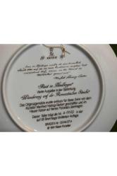 1991 alman kaiser limitli üretim porselen duvar tabagi tabak 19,5 cm çapında  - jkkh87