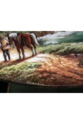 1991 alman kaiser limitli üretim porselen duvar tabagi tabak 19,5 cm çapında