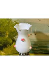 20 cm boyunda fransız Opalin gaz lambası