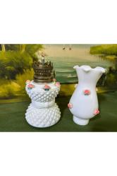 20 cm boyunda fransız Opalin gaz lambası