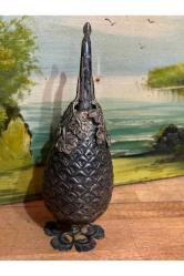 Osmanlı dönemi tuğralı gümüş gülabdan 19 cm boyunda 222 gram ağırlığında